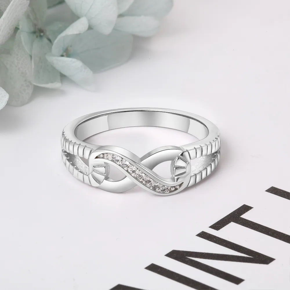 Silver Infinity Women's Ring