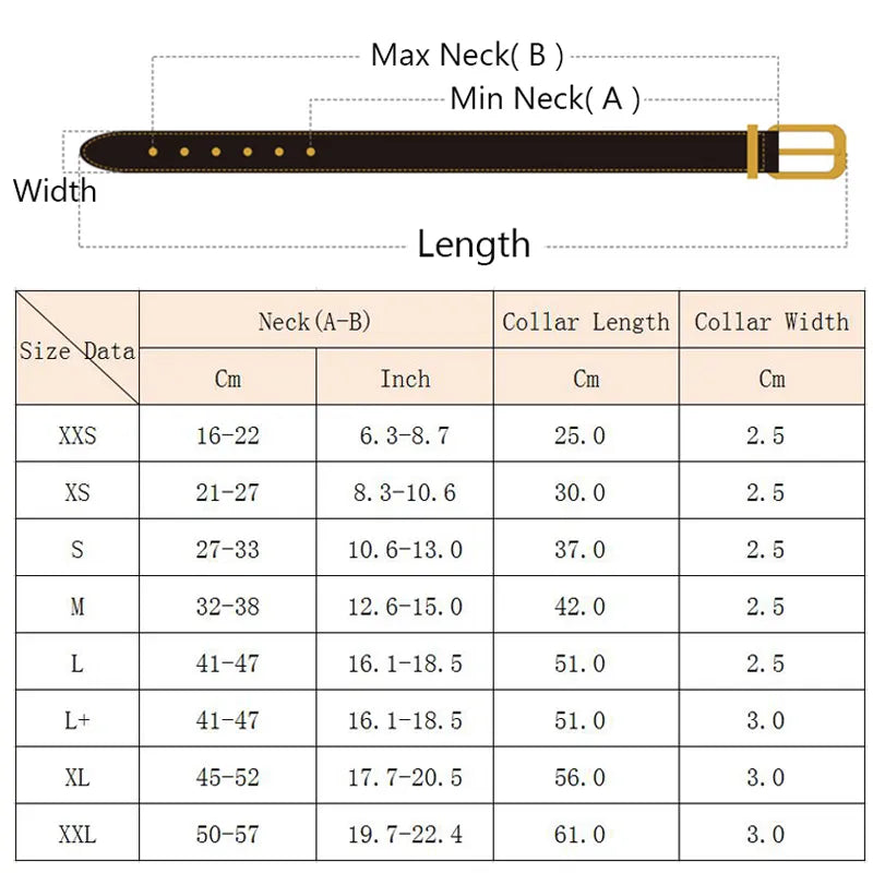 Spiked Studded Pet Dog Collar