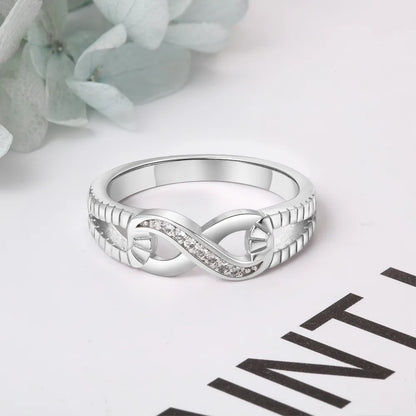 Silver Infinity Women's  Ring