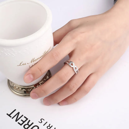 Silver Infinity Women's  Ring