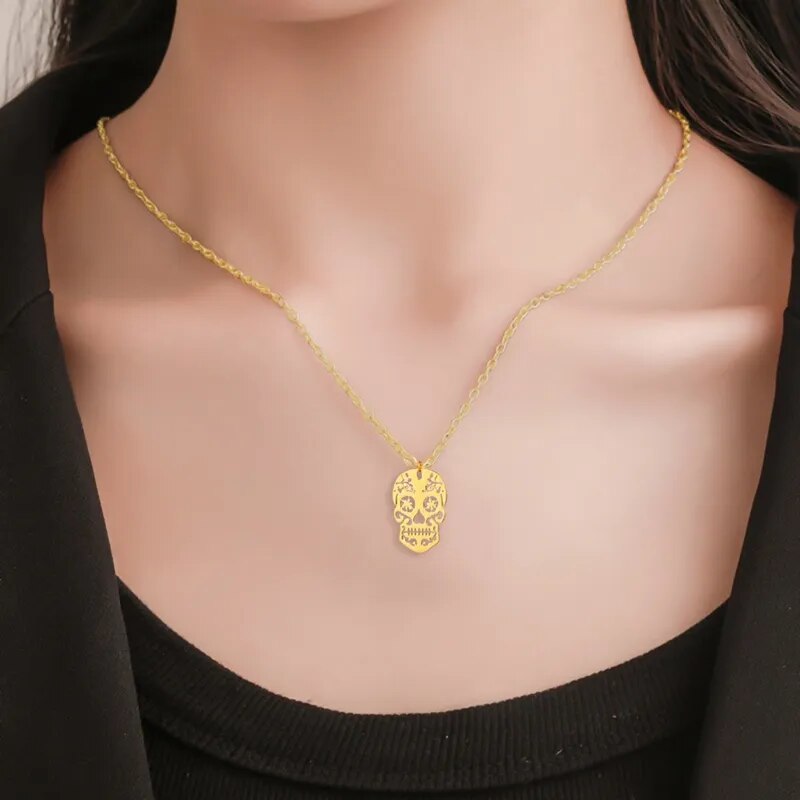 Vintage Skeleton Pendant For Women