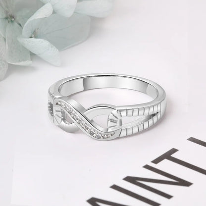 Silver Infinity Women's  Ring