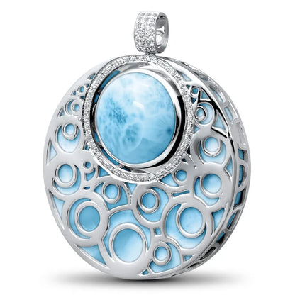 Blue Larimar Pendant