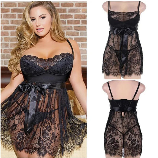 Women's Lace Pajamas Set