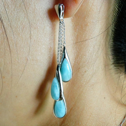 Natural Larimar Jewelry